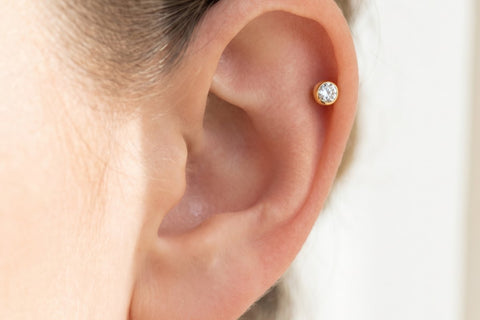 Piercing Labret Or