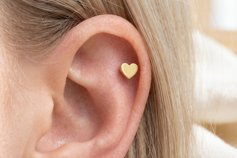 Piercing Oreille Cœur