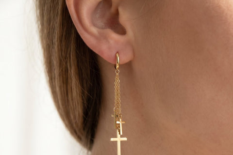 Boucles d'oreilles pendantes