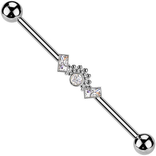 Barre industriel zircones grappes de boules