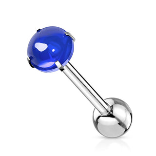 Barre Langue Pierre Cabochon