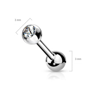 Barre Bille Zircone Filetage Interne