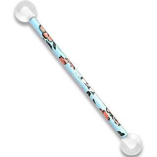 Barre industriel Motif Fleur Bille Acrylique