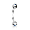 Argent/Bleu