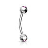 Argent/Rose