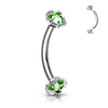 Argent/Vert