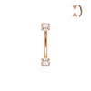 Or rose/Cristal