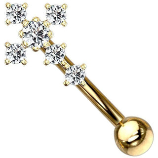 Sourcil Croix Zircone