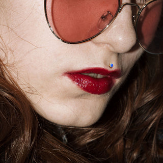 Or 14kt Labret Opale Ronde