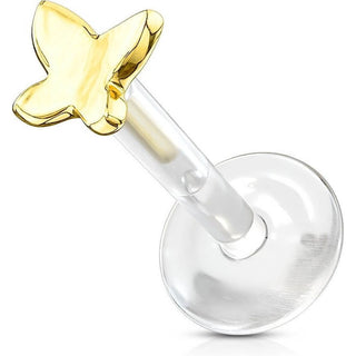 Or 14kt Labret Papillon