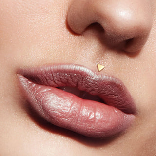 Or 14kt Labret Triangle Plat