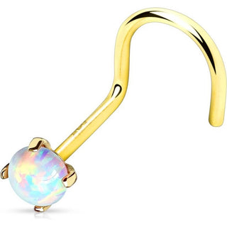 Or 14kt Nez  Vis Opale