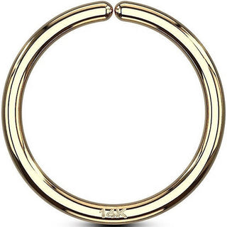 Or 14kt Anneau Or Jaune Pliable