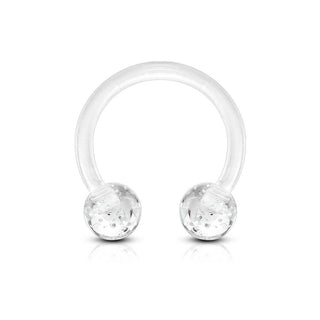 Acrylique Fer à cheval Bille Acrylique Ultra Pailletée