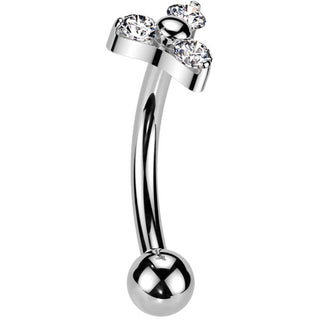 Titane Sourcil trinité zircone Enfoncer