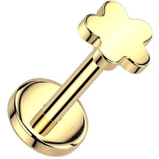 Titane Labret fleur  Enfoncer
