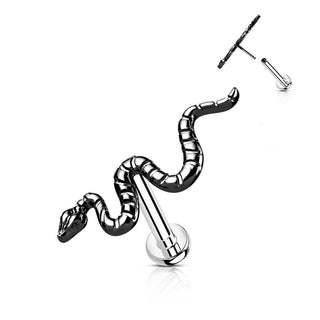 Titane Labret Serpent  Enfoncer