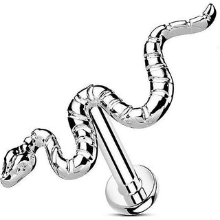 Titane Labret Serpent  Enfoncer