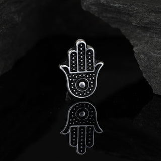 Barre Hamsa Argent