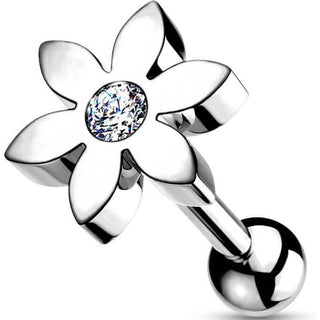 Barre Fleur Zircone