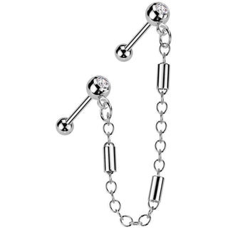 Pack Économique deux haltères en zircone chaîne