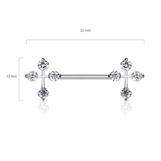 Téton Croix Zircone