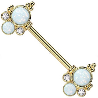 Téton Double Opale Zircone