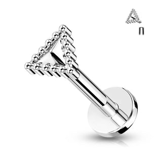 Labret Triangle Filetage Interne