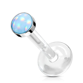Labret Pierre Synthétique Plate Lumineuse