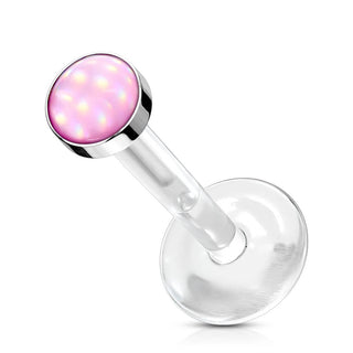 Labret Pierre Synthétique Plate Lumineuse