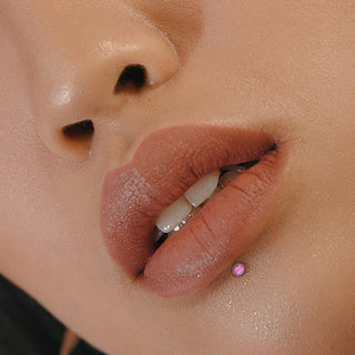 Labret Pierre Synthétique Plate Lumineuse