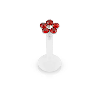 Labret Fleur Zircone