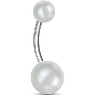 Piercing Nombril Bille Acrylique Nacrée