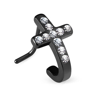 Nez En Forme de L Croix Zircone