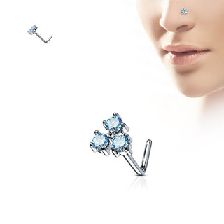 Nez En Forme de L 3 Zircones