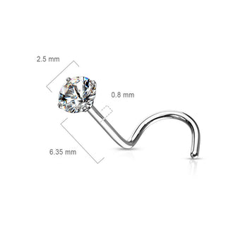 Nez  Vis Rond Zircone