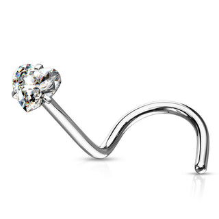 Nez  Vis Zircone Cœur