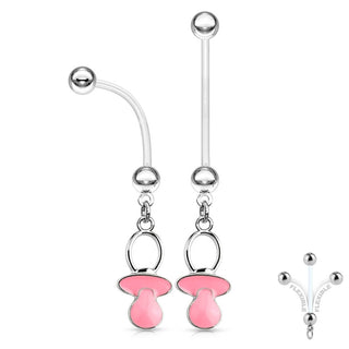 Piercing Nombril Pendentif Tétine