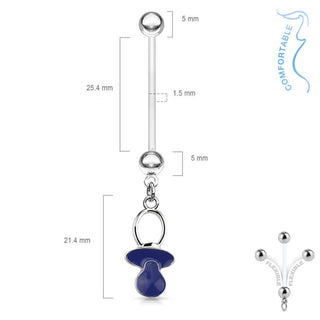 Piercing Nombril Pendentif Tétine