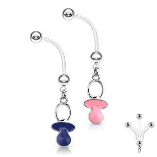 Piercing Nombril Pendentif Tétine