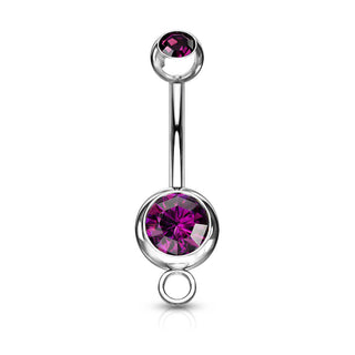 Piercing Nombril Bille Zircone