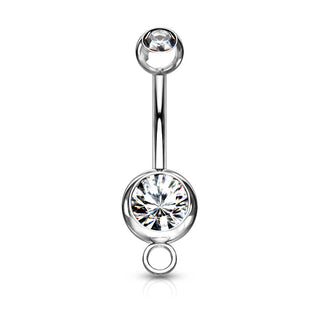 Piercing Nombril Bille Zircone