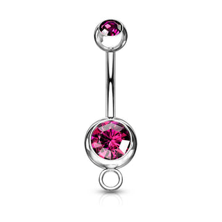 Piercing Nombril Bille Zircone