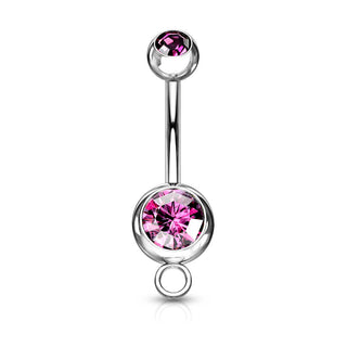Piercing Nombril Bille Zircone