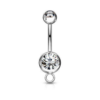 Piercing Nombril Bille Zircone