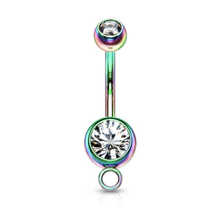 Piercing Nombril Bille Zircone