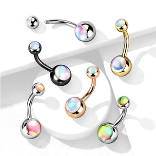 Piercing Nombril Bille Pierre Synthétique Lumineuse