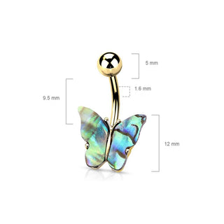Piercing Nombril Papillon