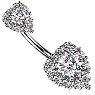 Piercing Nombril Cœur Zircone