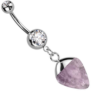 Piercing Nombril Zirone Pierre Semi-Précieuse